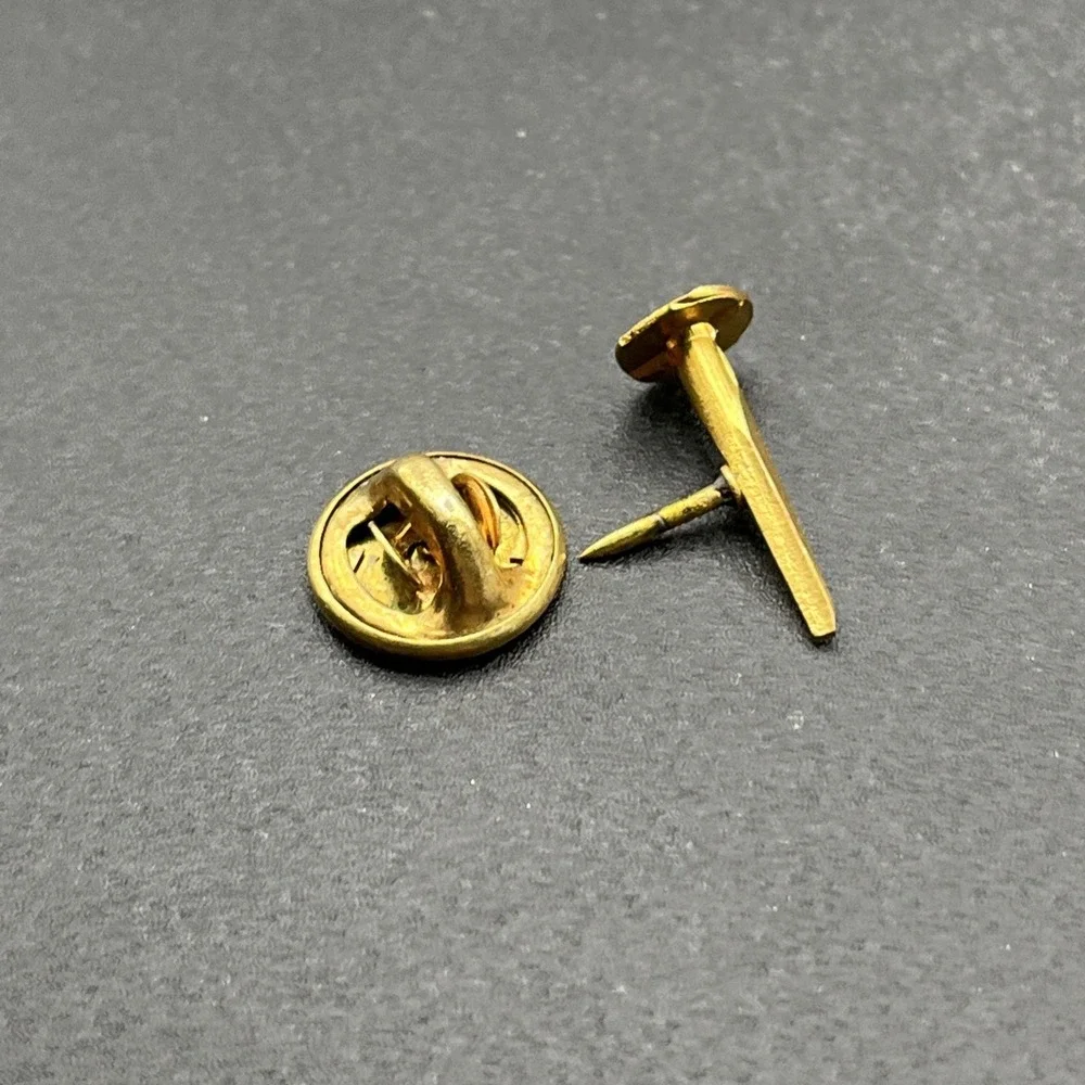 Nail Hardware Gold Tone Lapel Hat Pin‎